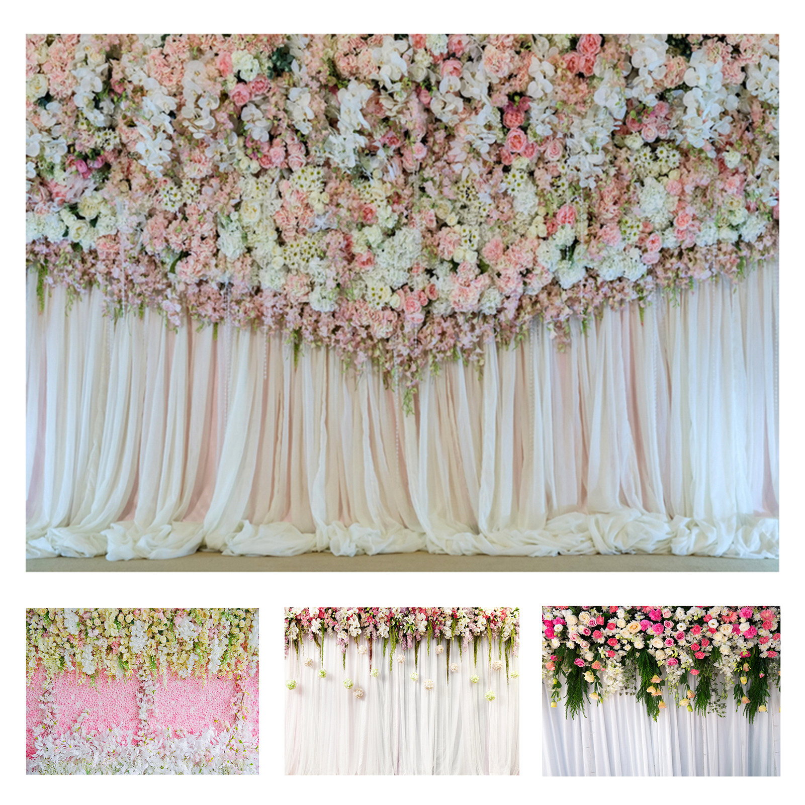3D Flower Wedding Studio Photography Photo Props Backdrop Decoration Background